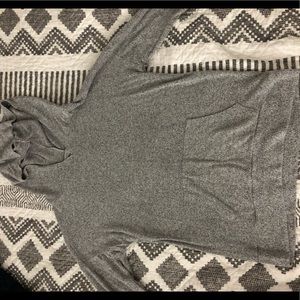 gray lightweight sweatshirt size small